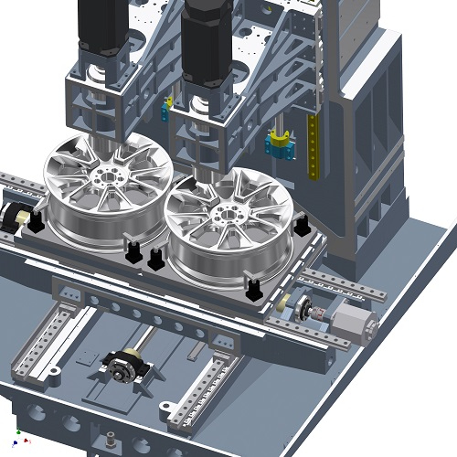 雙休心T輪轂專用機(jī)的加工效果如何？